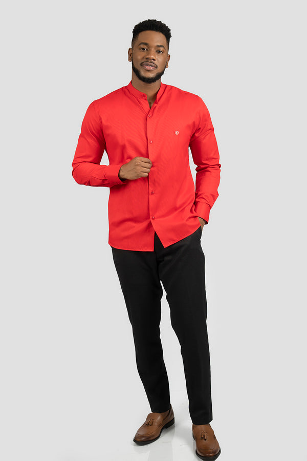 Red Long Sleeve Shirt