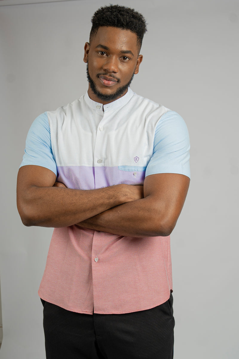 Multicolor Short Sleeve Shirt