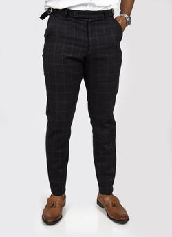 Black Plaid Trouser